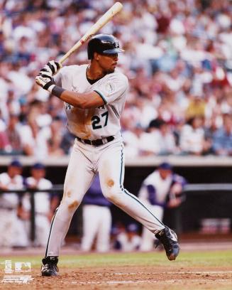 Derrek Lee Batting photograph, 1999