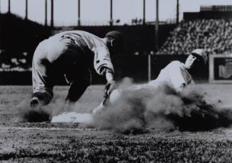 George Sisler Sliding photograph, between 1915 and 1926