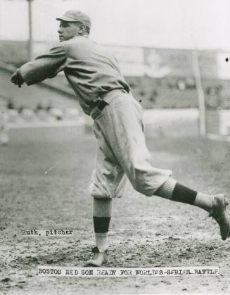 Babe Ruth photograph, between 1914 and 1919