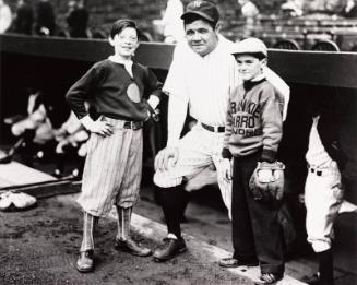 Babe Ruth and Children photograph, between 1920 and 1934