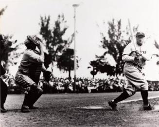 Babe Ruth Batting photograph, between 1920 and 1934