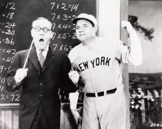 Babe Ruth in "Perfect Control" photograph, probably 1931