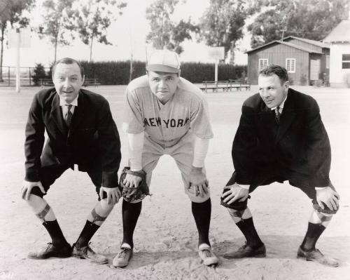 Babe Ruth in "Perfect Control" photograph, probably 1931