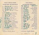 Rockford Peaches schedule, 1948