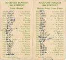 Rockford Peaches schedule, 1949