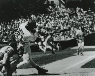 Sammy Sosa Batting photograph, 1998