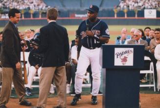 Tony Gwynn 3000th Hit Celebration photograph, after 1999 August 06