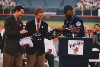 Tony Gwynn 3000th Hit Celebration photograph, after 1999 August 06