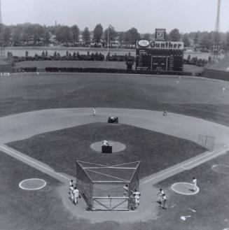 Batting Practice photograph, 1956