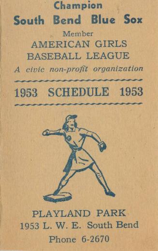 South Bend Blue Sox schedule, 1953