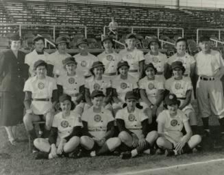 Grand Rapids Chicks Team photograph, 1950