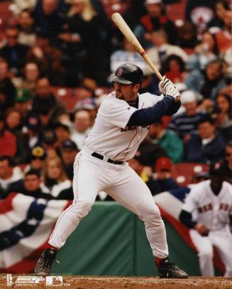 Jason Varitek Batting photograph, between 1997 and 2000