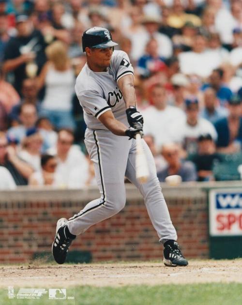 Carlos Lee Batting photograph, 2000