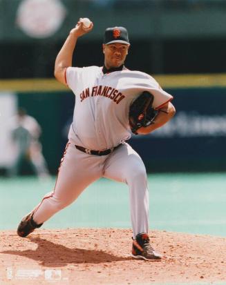 Livian Hernandez Pitching photograph, 1999 or 2000