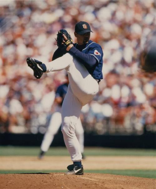 Trevor Hoffman Pitching photograph, circa 1998