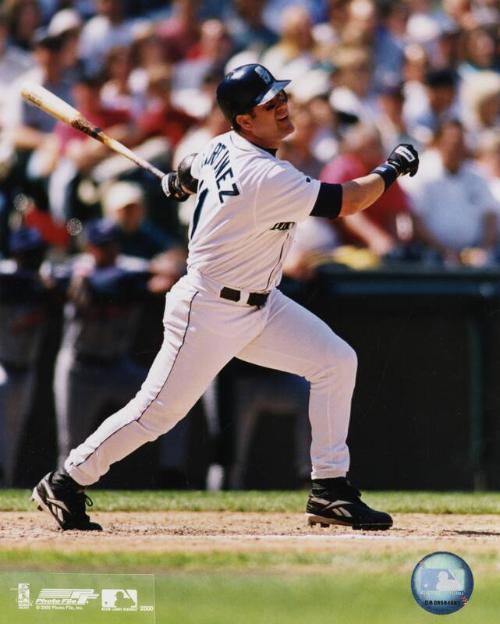 Edgar Martinez Batting photograph, 2000