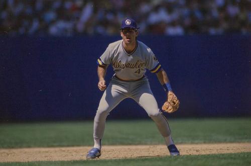 Paul Molitor slide, between 1985 and 1989