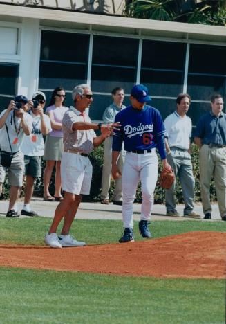 Sandy Koufax Coaching photograph, approximately 2000