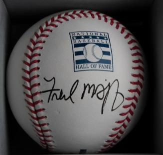 Fred McGriff Autographed ball, 2023 March 28