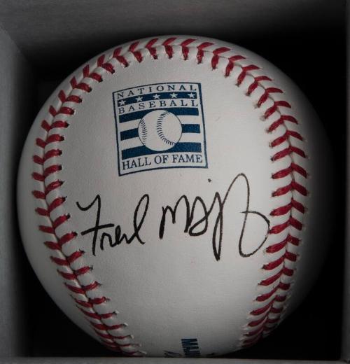 Fred McGriff Autographed ball, 2023 March 28