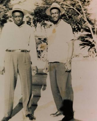 Josh Gibson and Monte Irvin photograph, 1941