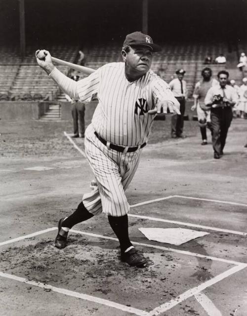 Babe Ruth War Bond Drive photograph, 1943 August 26