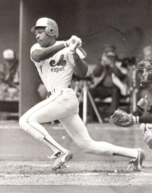 Andre Dawson batting photograph , 1976-1979