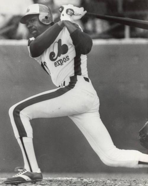 Andre Dawson batting photograph , 1980-1986