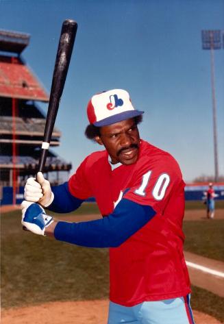 Andre Dawson batting photograph , 1976-1986