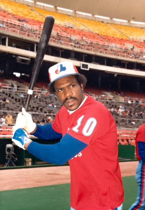 Andre Dawson batting photograph , 1976-1986