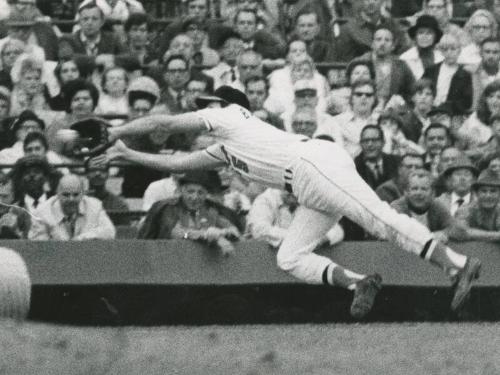 Brooks Robinson Diving for a Catch photograph, 1970 October 15