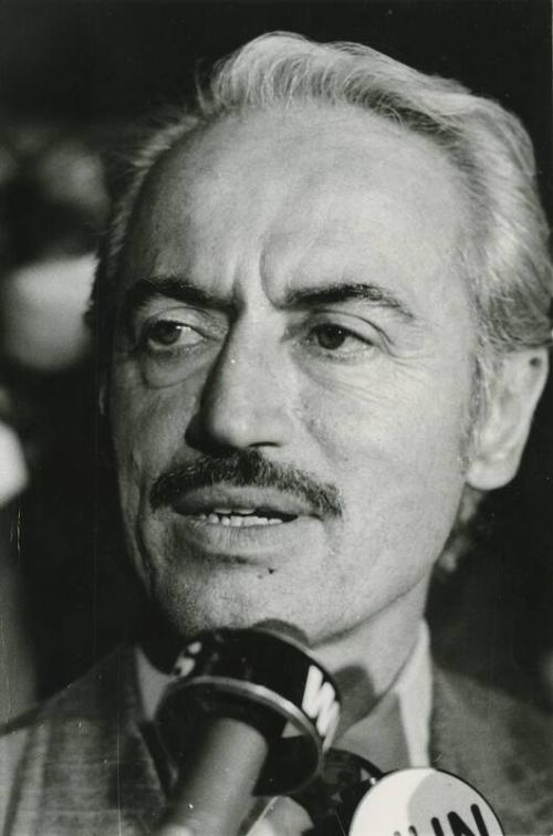 Marvin Miller Speaking photograph, 1972 April 12