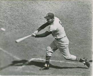 Stan Musial 3000 Hit photograph, 1958 May 13