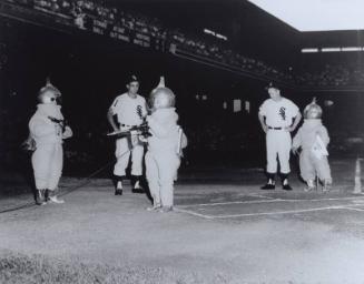 Nellie Fox, Luis Aparicio and Eddie Gaedel photograph, 1959