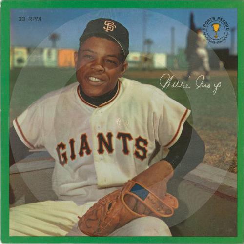 Willie Mays Talking baseball card, 1964