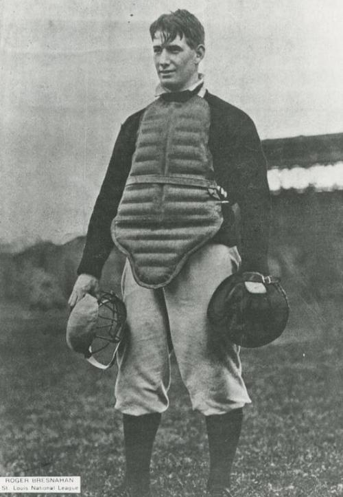 Roger Bresnahan Standing in Uniform photograph, between 1902 and 1905