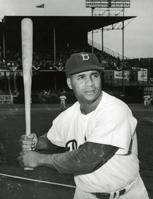 Roy Campanella Batting photograph, between 1952 and 1957