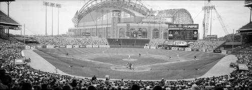 County Stadium panoramic negative, 2000 May 21