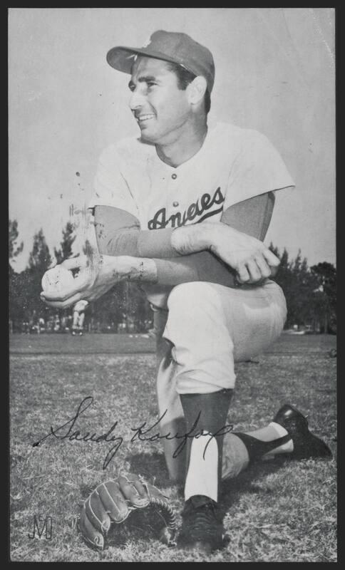 Postcard from Sandy Koufax to Judy Hunnicutt, 1966