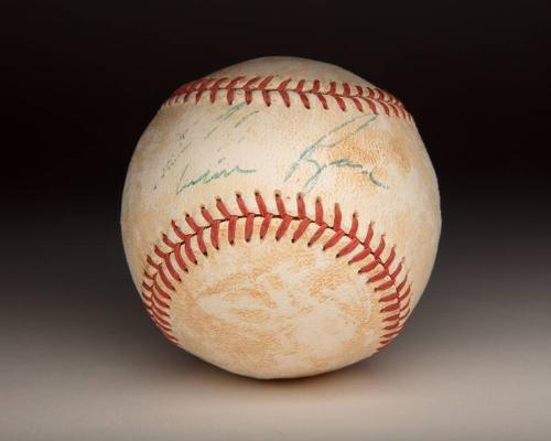 Nolan Ryan No-Hitter Autographed ball