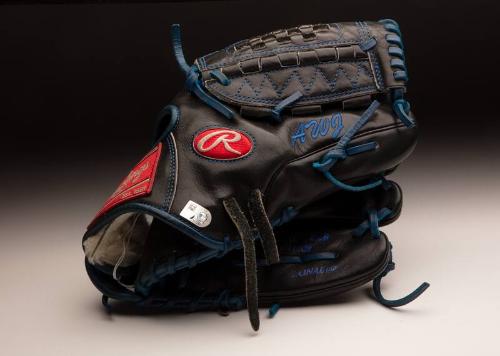 Josh Sborz World Series glove, 2023 November 01