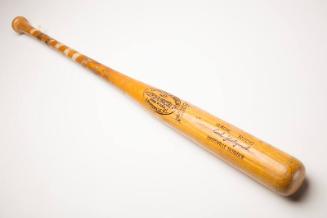 Carl Yastrzemski 400th Career home run bat