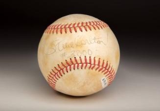 Steve Carlton 3000th Strikeout Autographed ball