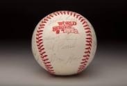 Milwaukee Brewers World Series Autographed ball