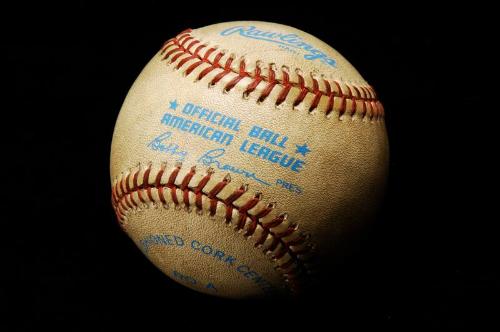 Phil Niekro 3000th Career Strikeout ball