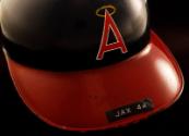 Reggie Jackson 500th Career home run helmet