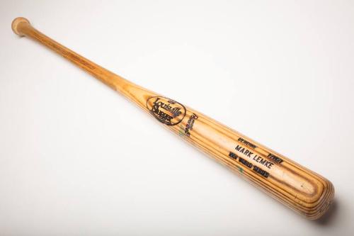 Mark Lemke World Series bat