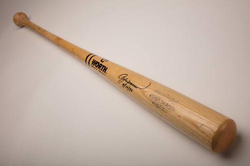 Andre Dawson Autographed home run bat