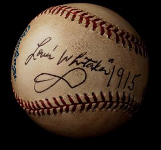 Alan Trammell and Lou Whitaker Autographed ball