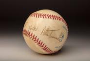 Alan Trammell and Lou Whitaker Autographed ball